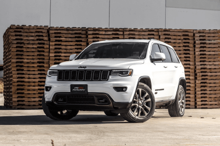 Late model Jeep Cherokee, white
