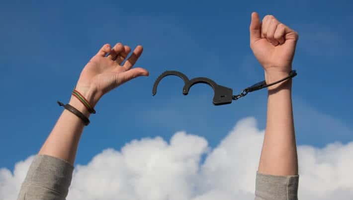 free of shackles