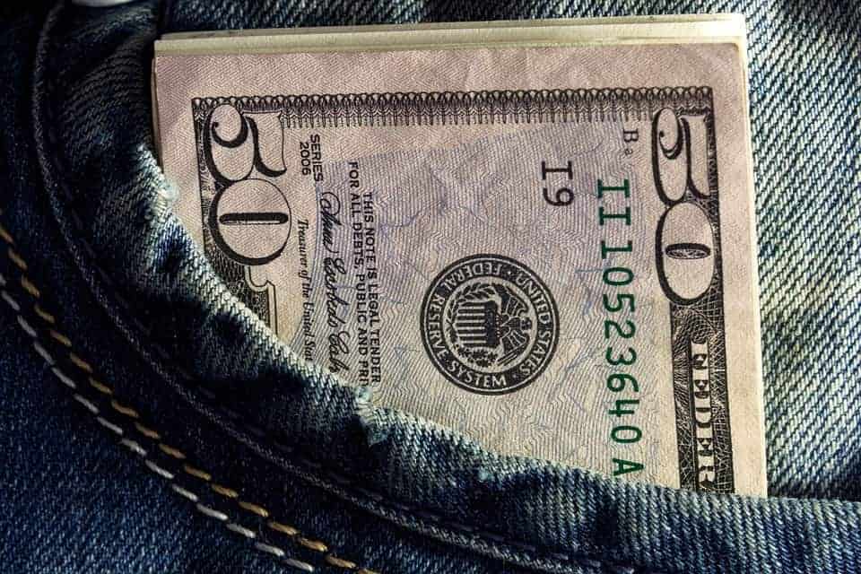 money in the pocket