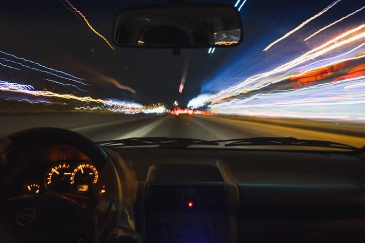 driving fast