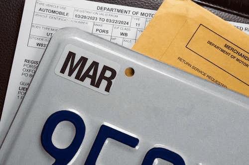 Vehicle title document returned to the owner after a lien release is completed