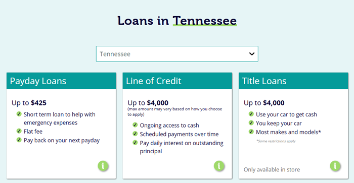 speedycash loans tennessee